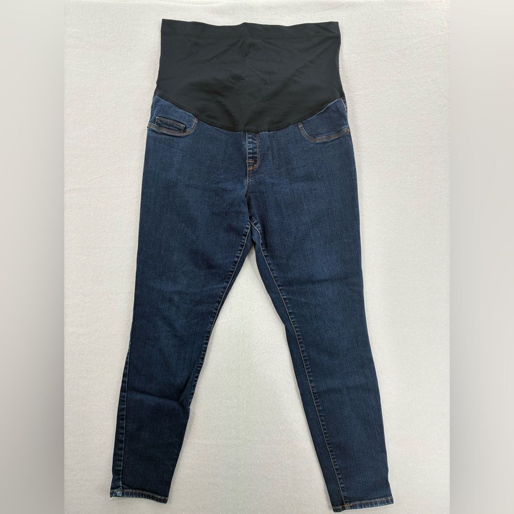 3for$20 Liz Lange Maternity Blue Jeggings size: Large